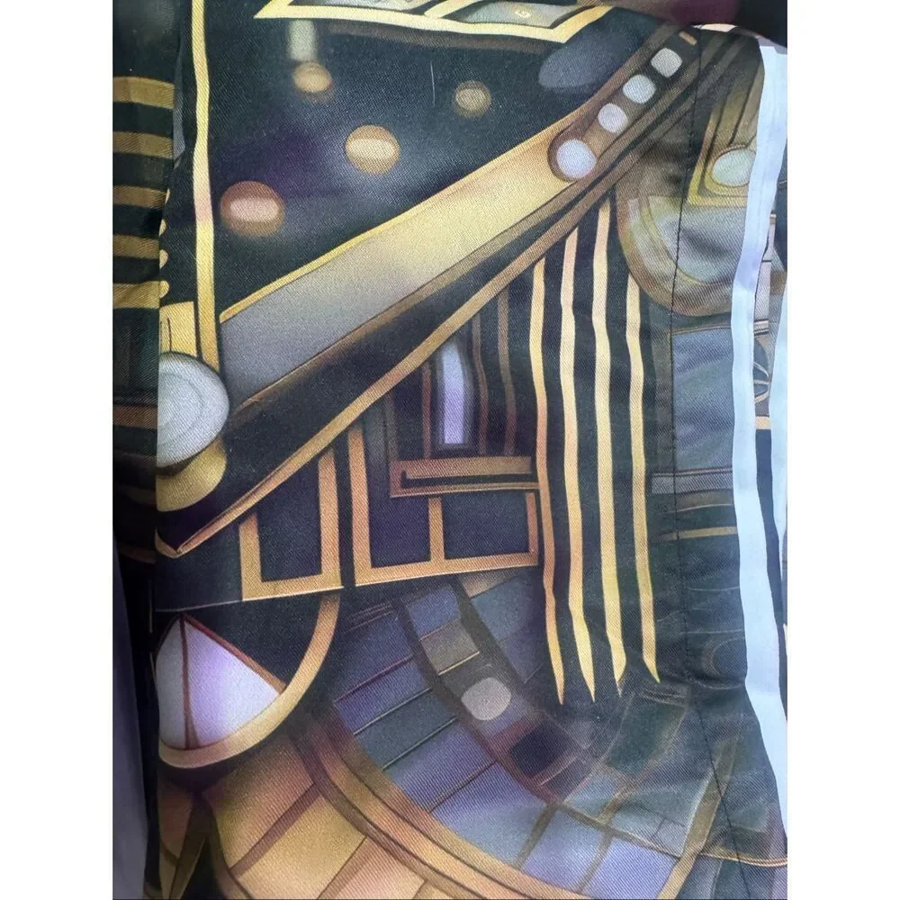 Quesha 1970S Black And Gold Damask Art Deco - Damask Duvet Cover Set - Microfibe